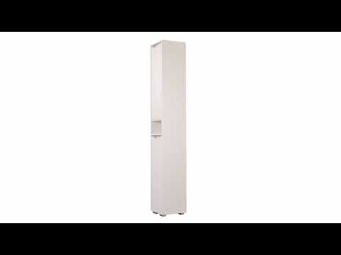 Badschrank Ruben Weiß 30 x 192.5 cm livinity®